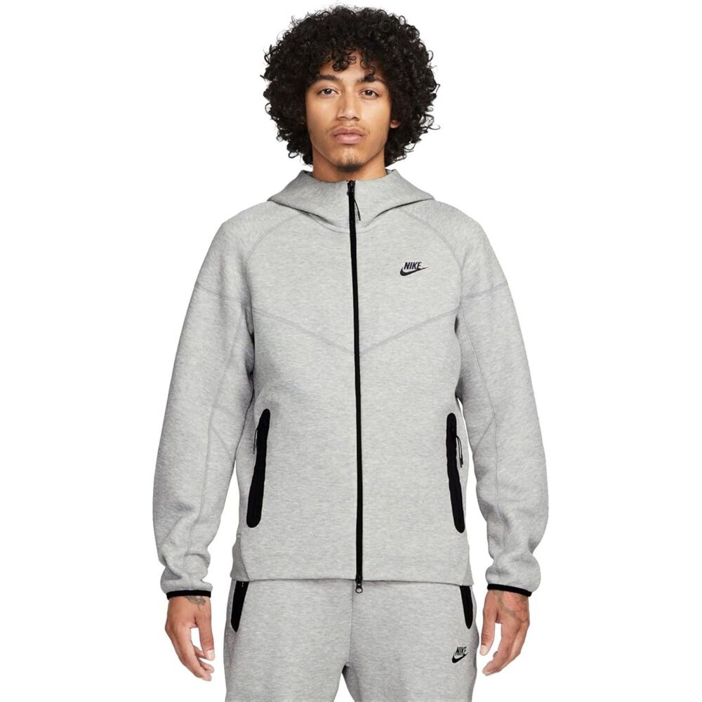 Nike Sportswear Tech Fleece Men's Full-Zip Hoodie (Grey). Size XL - FB7921-063